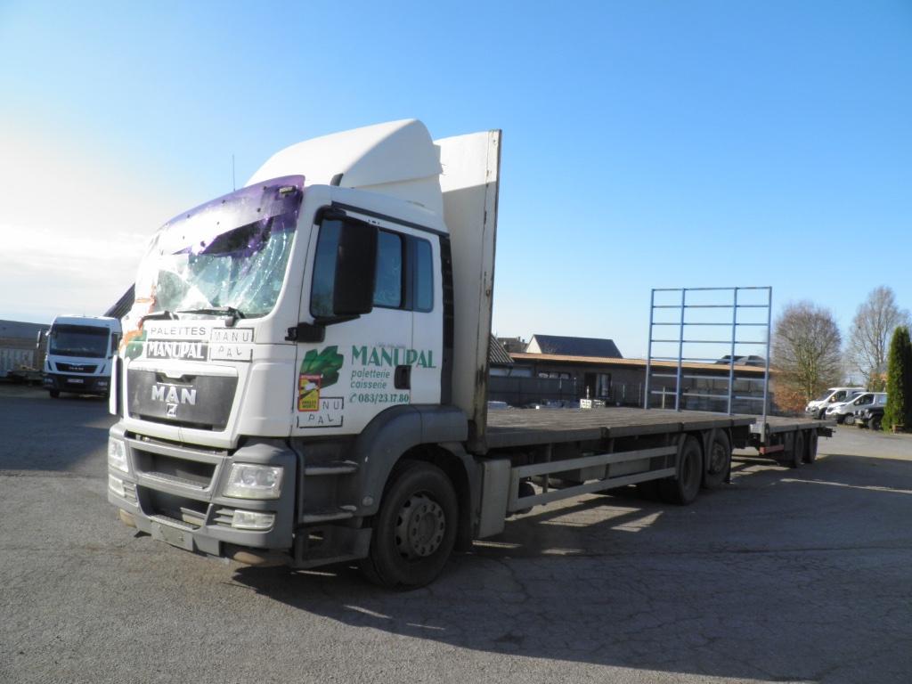 Man TGS 26.360 accidenté, Autos, Achat, Entreprise, MAN, Diesel
