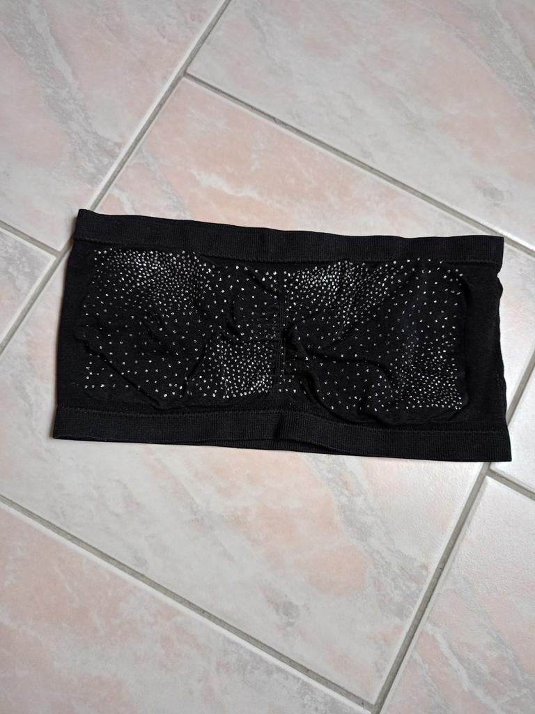 Soutien-gorge bandeau, Autre, Envoi, Noir, Soutien-gorge
