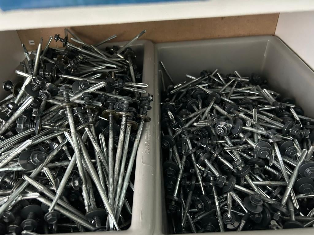 Schroev Sandwichdakplaten be SvestigingsmaterialenVraagprijs, Enlèvement ou Envoi, Autres matériaux, 50 à 100 mm