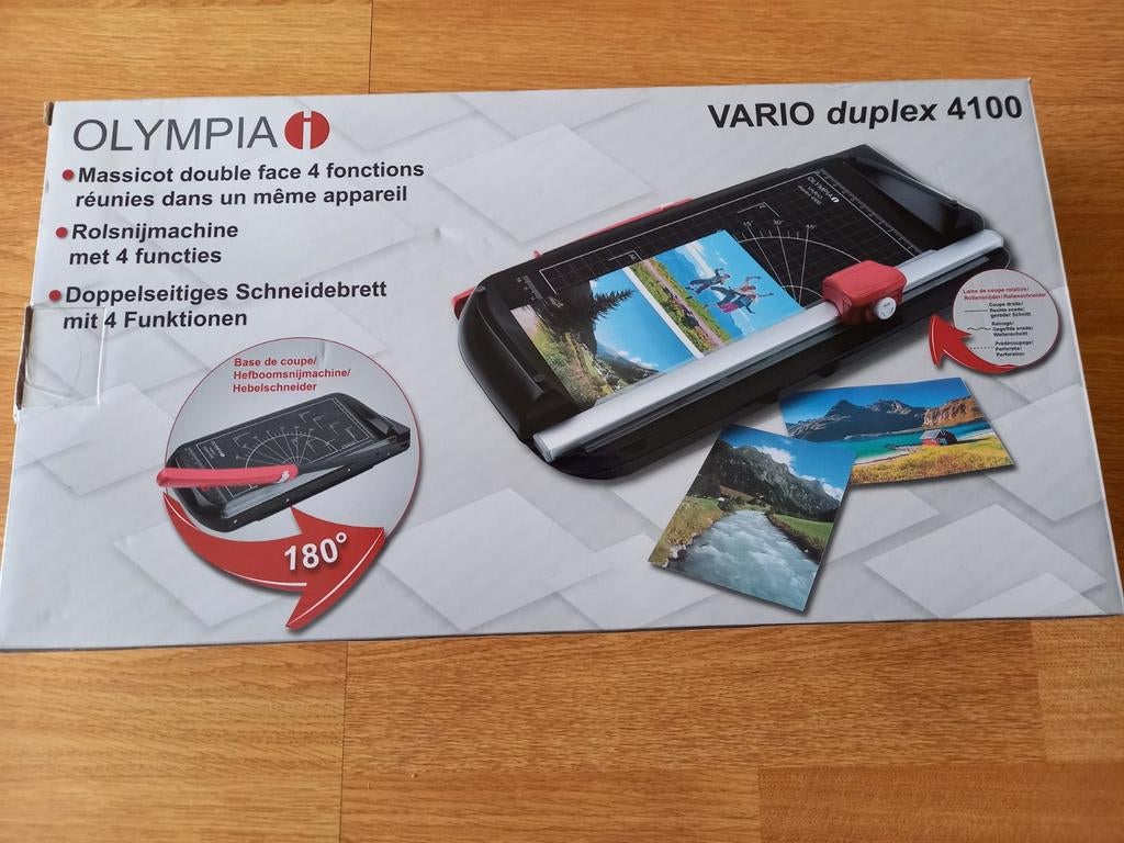 NOUVELLE MACHINE DE DÉCOUPE À ROULEAUX VARIO DUPLEX 4100, Enlèvement ou Envoi