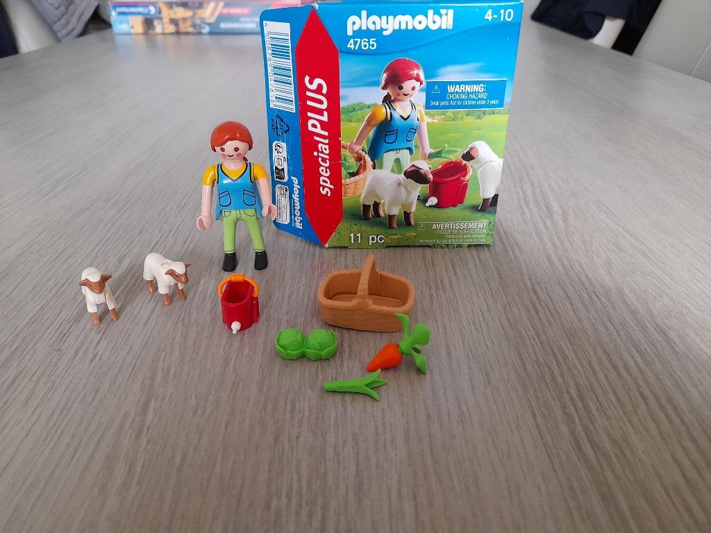PLAYMOBIL Boerin met Schapen - 4765, Kinderen en Baby's, Speelgoed | Playmobil, Ophalen of Verzenden, Zo goed als nieuw, Complete set