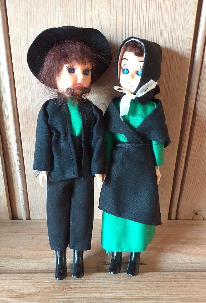 Couple de poupées Amish - vintage, Enlèvement, Comme neuf
