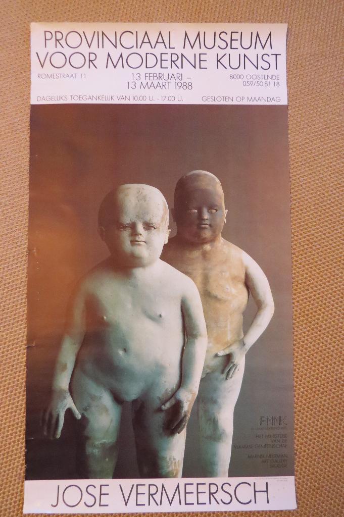 Poster José Vemeersch, Antiek en Kunst, Ophalen