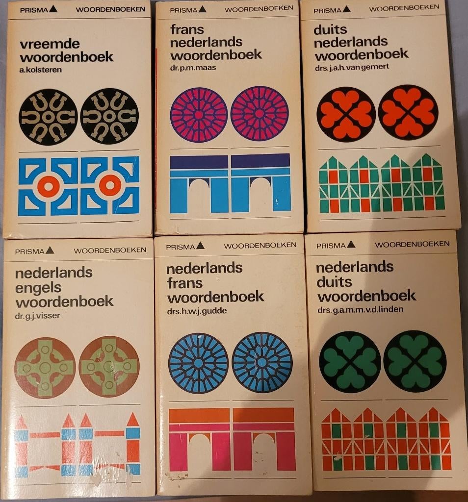 6 prisma woordenboeken, Ophalen, Gelezen, Prisma of Spectrum