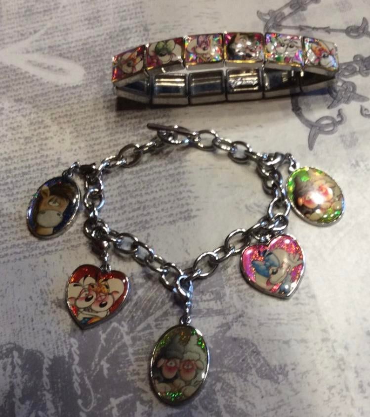Didl/Diddlina bedelarmband en rekbare armbandje., Ophalen of Verzenden, Zo goed als nieuw, Didl/Diddlina
