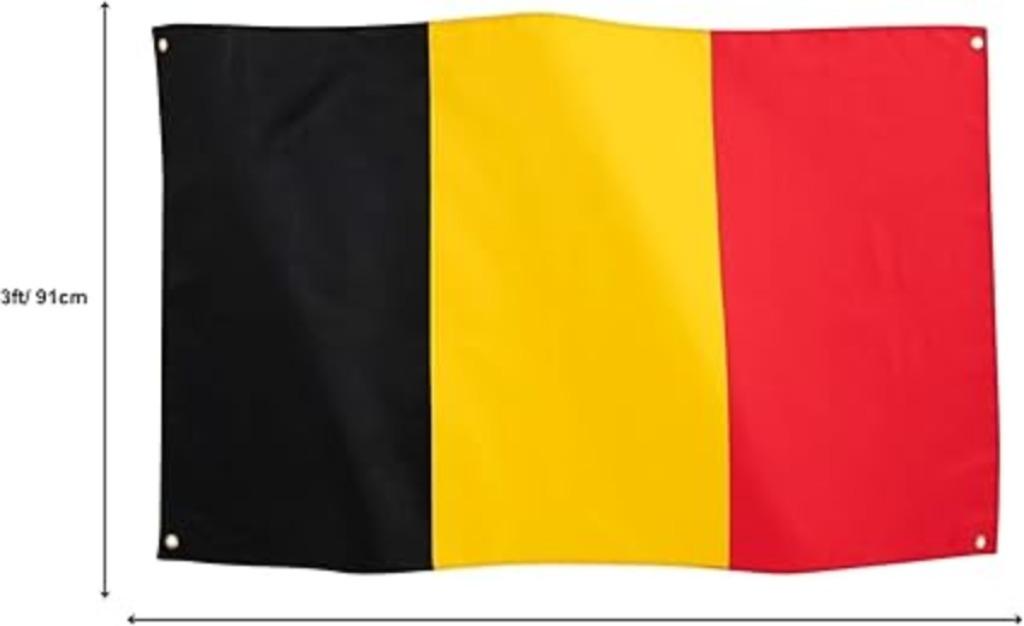 Drapeau national belge | de haute qualité | Nouveau, Divers, Drapeaux & Banderoles, Neuf, -, Runesol, -