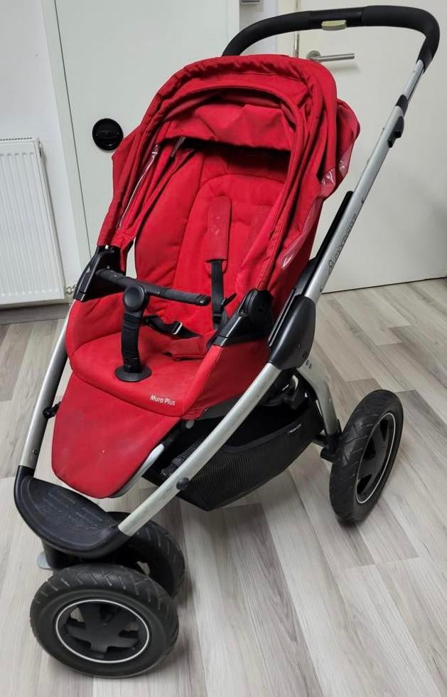 3 in 1  kinderwagen - Maxi Cosi Mura Plus 3, Kinderen en Baby's, Kinderwagens en Combinaties, Gebruikt, Verstelbare duwstang, Ophalen of Verzenden