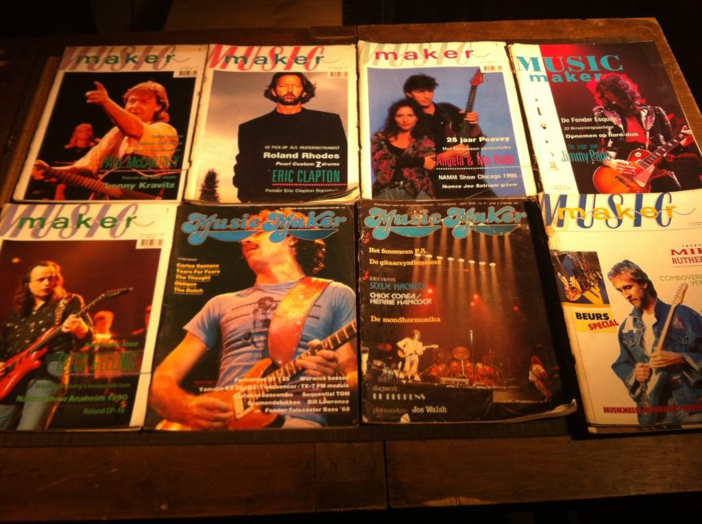 MUZIEK MAKER MAGAZINES.  30 EURO, Boeken, Tijdschriften en Kranten, Ophalen of Verzenden, Gelezen, Muziek, Film of Tv