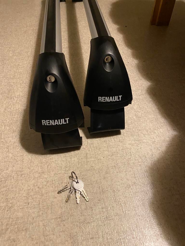Barre de toit renault clio IV, Auto diversen, Dakdragers, Ophalen, Zo goed als nieuw
