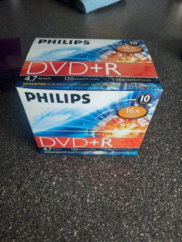 Philips DR4S6J10C/10 volledige doos, Computers en Software, Beschrijfbare discs, Nieuw, Dvd, Ophalen of Verzenden
