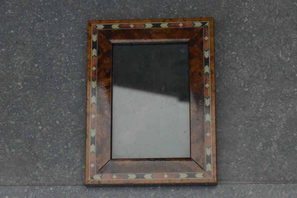 Nieuwe houten lijst. Inleghout-look., Maison & Meubles, Accessoires pour la Maison | Cadres, Neuf, Bois, Enlèvement ou Envoi
