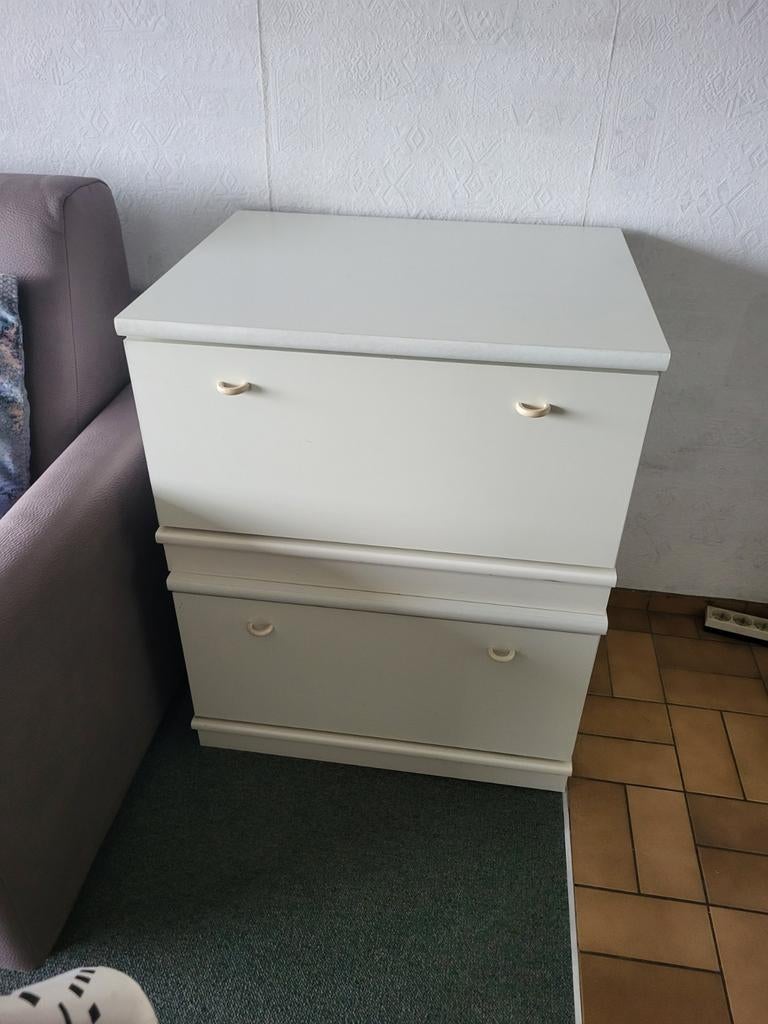 Commode blanche, Maison & Meubles, Enlèvement