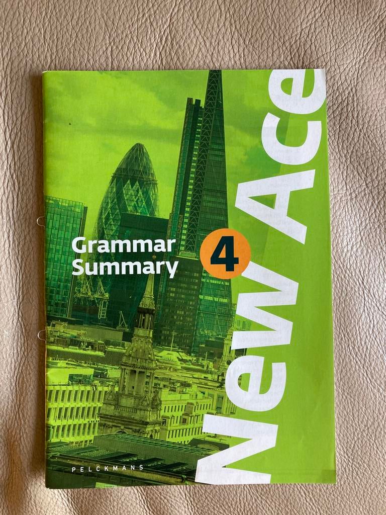 Grammar Summary 4 New Ace, Boeken, Ophalen, ASO, Engels, Nieuw
