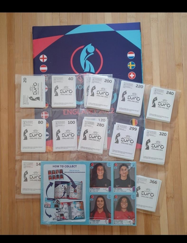 Set complet Panini Euro Women's 2022, Envoi, Comme neuf
