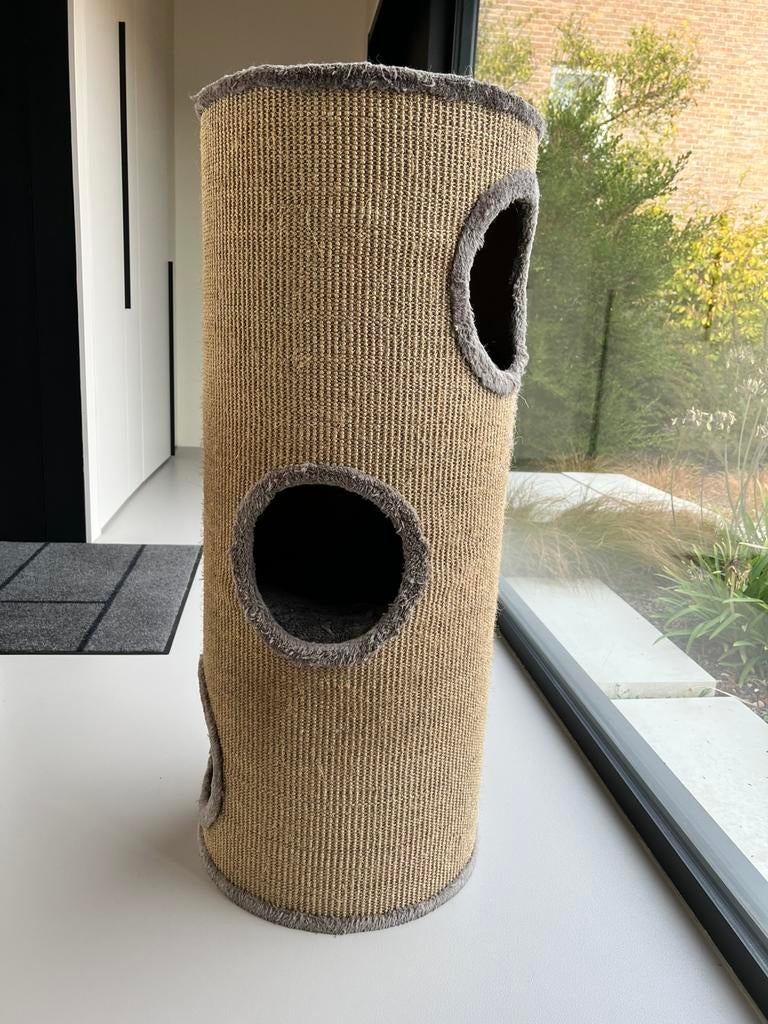 Klimpaal -klimtoren katten, Ophalen, Gebruikt