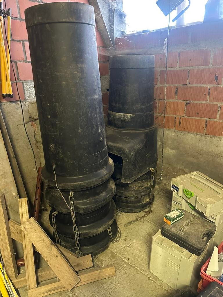 Stortkokers, Doe-het-zelf en Bouw, Ophalen, Gebruikt