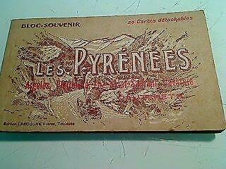 Zeer oud boek met kaarten van de Pyreneeën, Ophalen of Verzenden