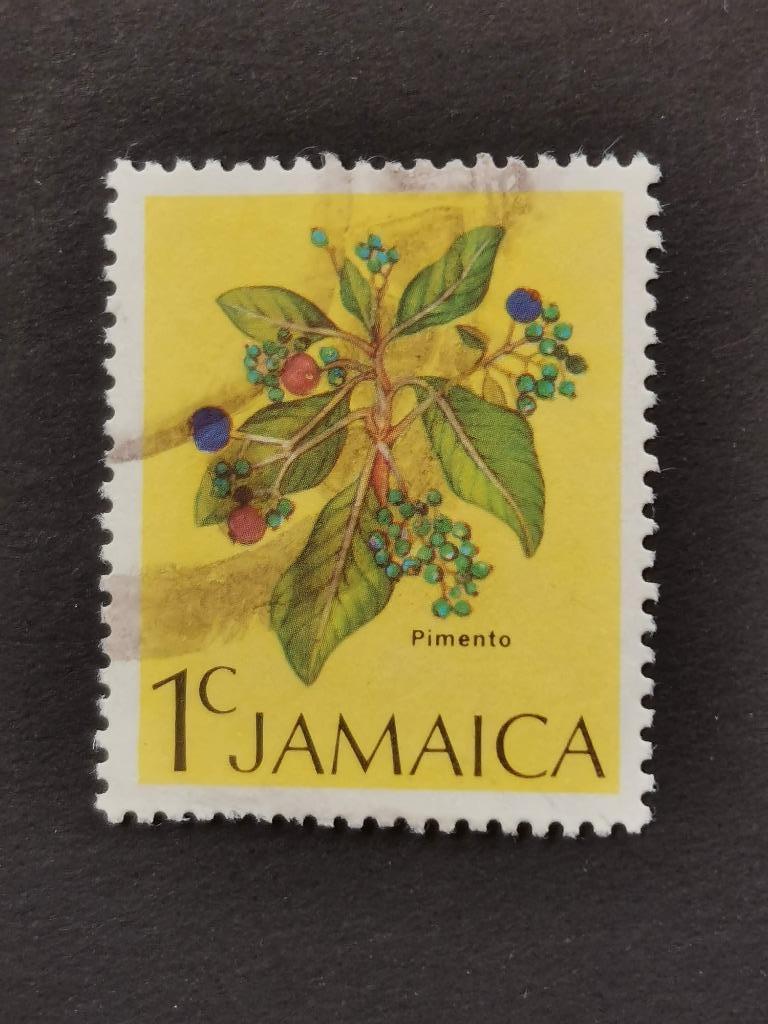 Jamaïque 1972 - fleurs, Enlèvement ou Envoi, Affranchi, Amérique centrale