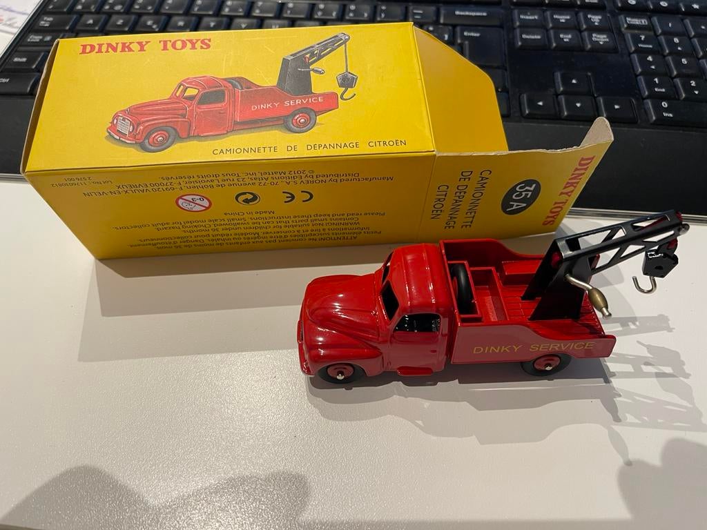 Dinky toys ATLAS citroen dinky service met doos, Enlèvement ou Envoi, Comme neuf, Dinky Toys
