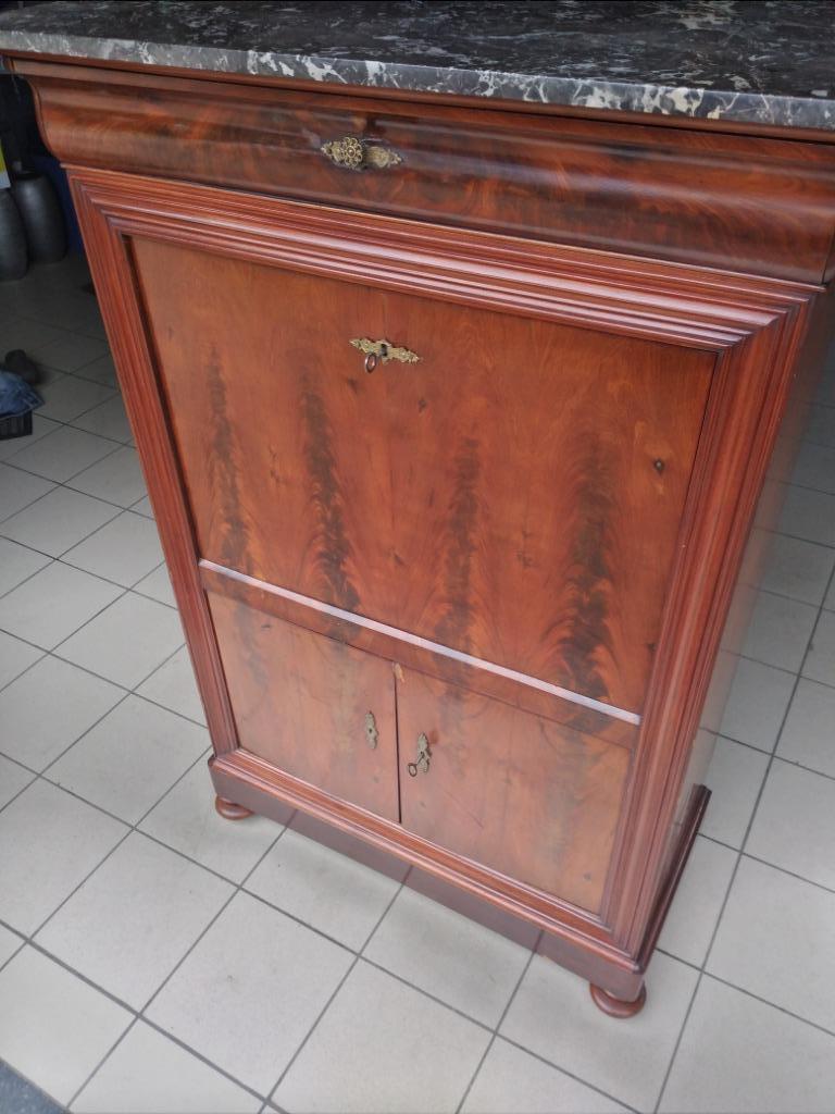 Meuble secrétaire bar époque Empire 1850 avec les clés, Enlèvement, Utilisé, Empire