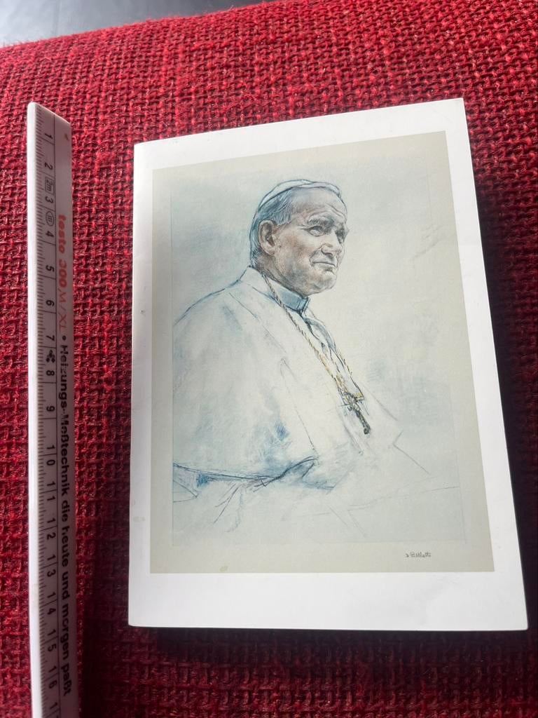 Gedenkenis kaart Paus Joannes Paulus II, Verzamelen, Ophalen