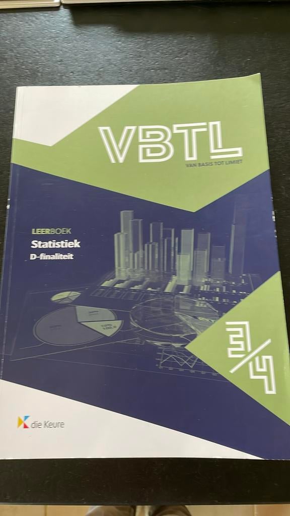 VBTL 3/4 – leerboek statistiek , Enlèvement ou Envoi, Neuf, Néerlandais