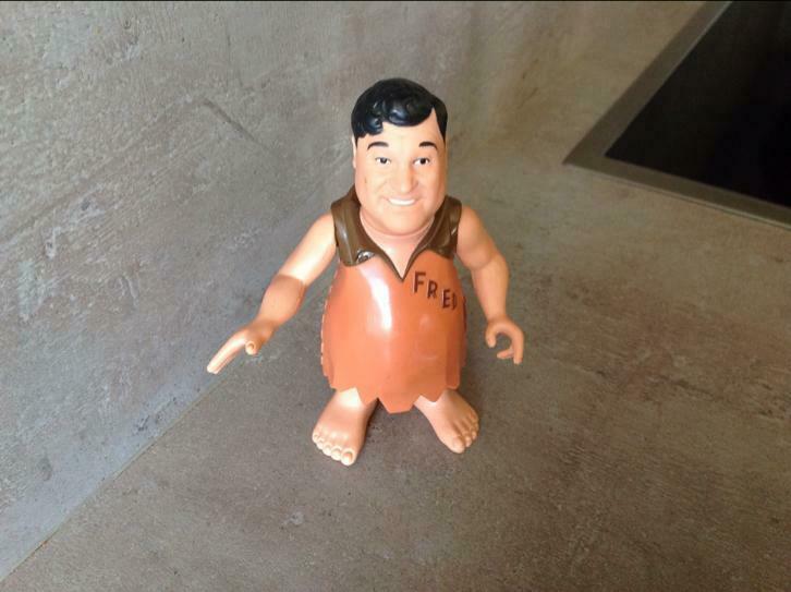 Vintage figuurtje flintstone fred 14 cm, Ophalen of Verzenden, Gebruikt