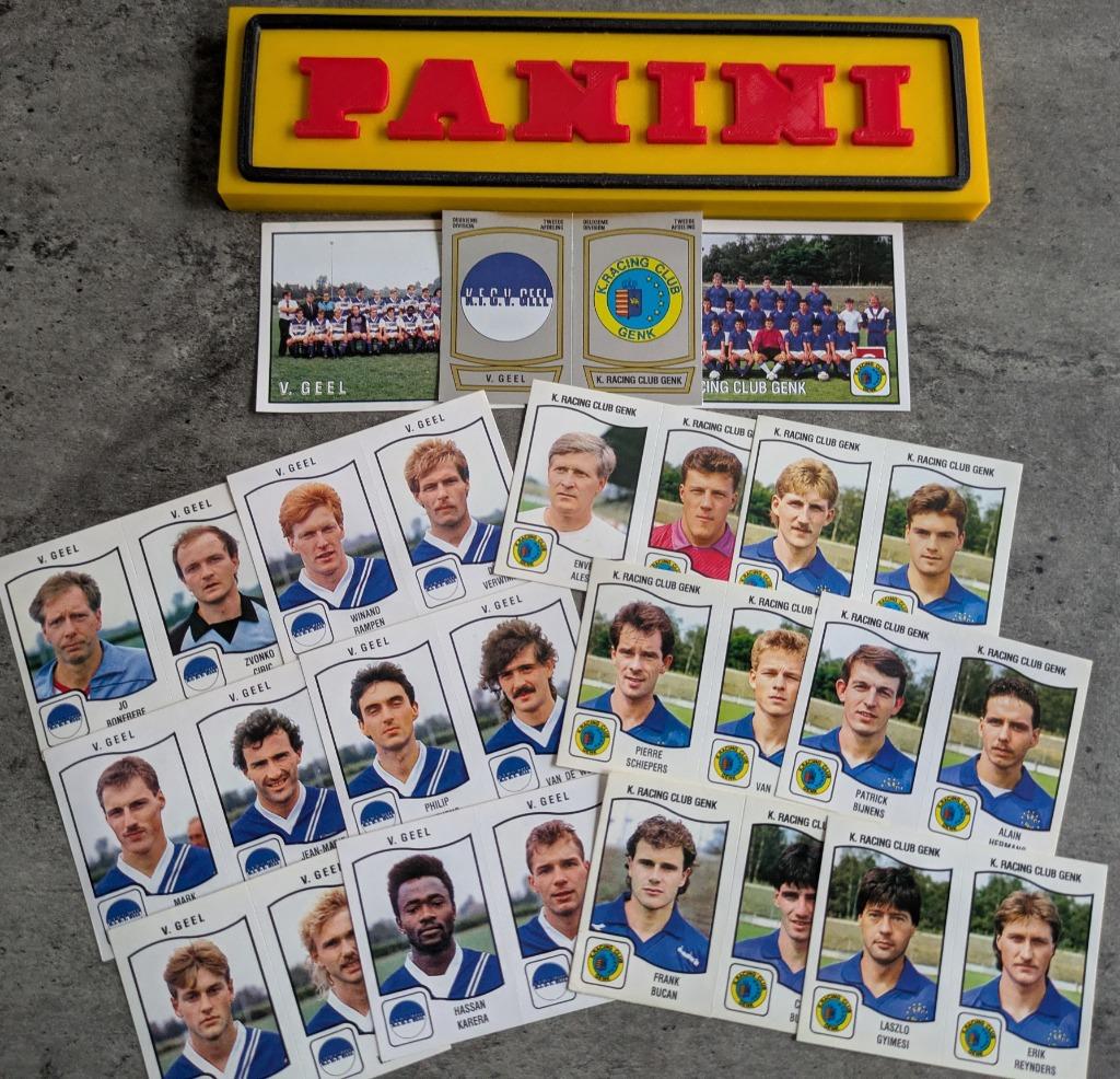 PANINI FOOTBALL 90 V.GEEL RAC GENK 15 STICKERS 1990 VOETBAL, Verzenden, Nieuw