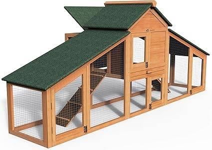 Houten kippenhok met broedplaats en zitstok | GRATIS LEV