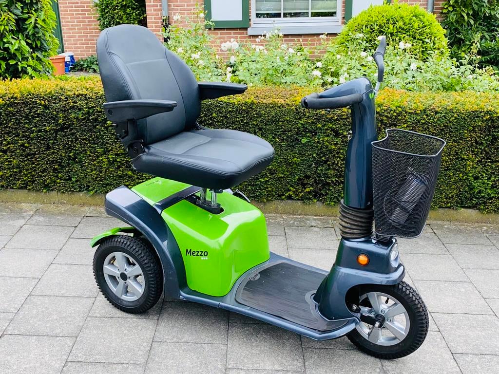 Voiturette électrique handicapés - L&M Mezzo Scootmobiel, Enlèvement ou Envoi, Pliant, Comme neuf, Fauteuil roulant électrique