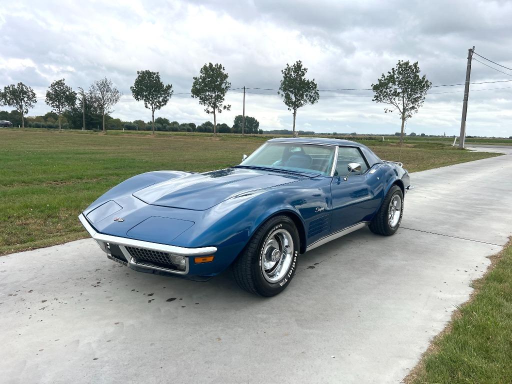 Chevrolet Corvette C3 LT1 1970, Auto's, Blauw, Bedrijf, Handgeschakeld, 2 zetels
