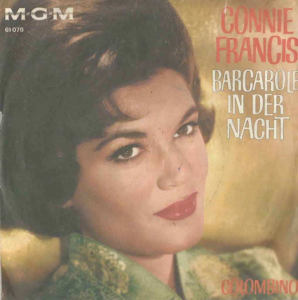 Connie Francis – Barcarole in der nacht / Colombino – Single, Ophalen of Verzenden, Gebruikt, Pop