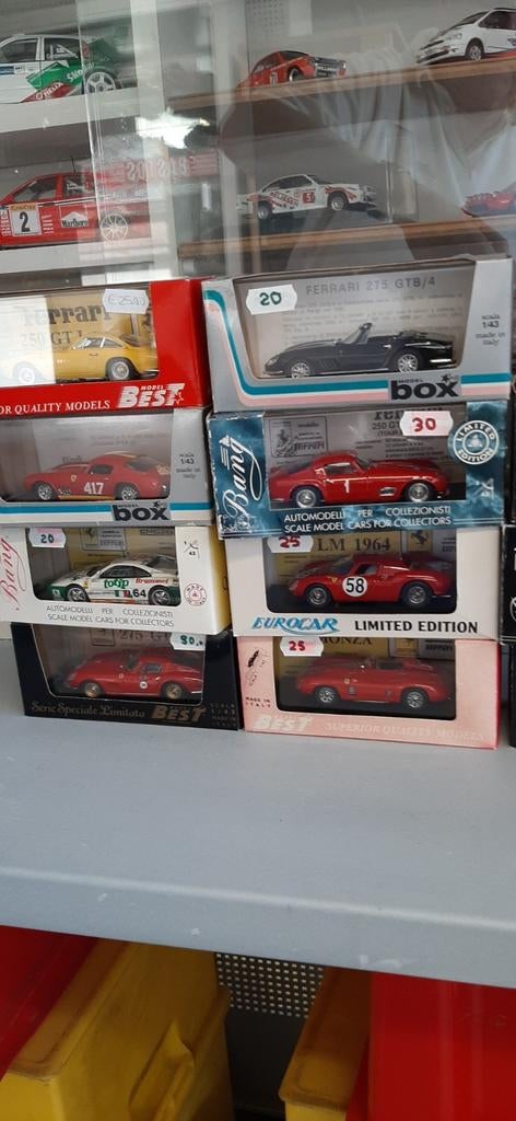 Ferrari Bang, Box, Best 1/43, grande sélection, Enlèvement ou Envoi, Neuf