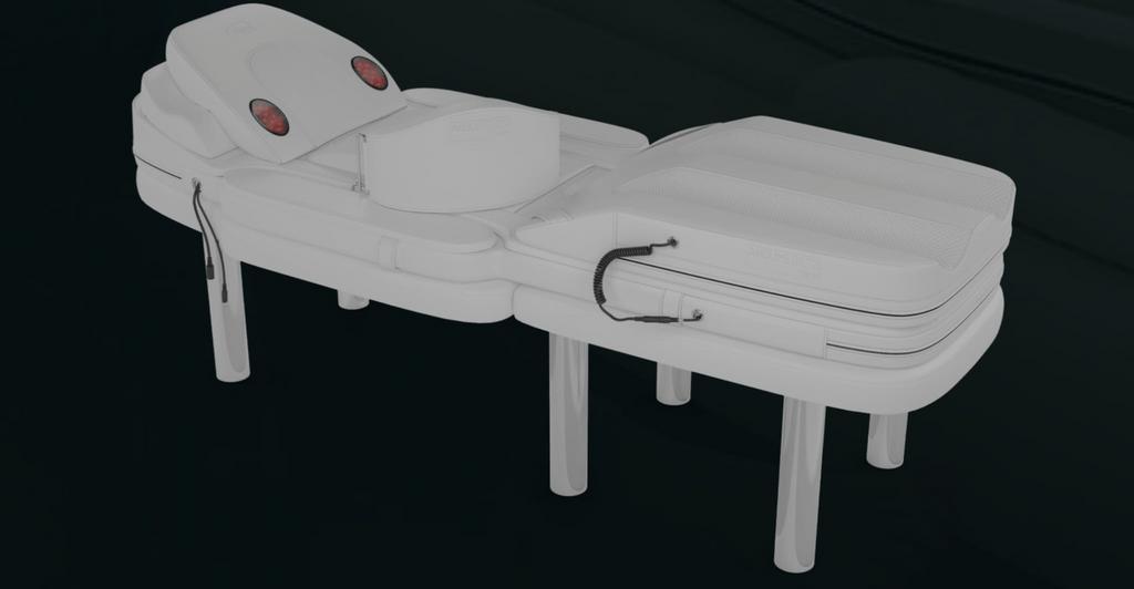 Andulatie massage bed met infrarood, Elektronische apparatuur, Ophalen, Zo goed als nieuw
