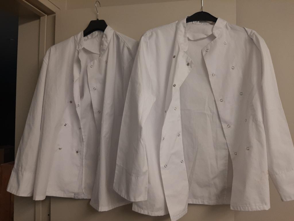 2X Koksvest /koksbuis + petje / haarnetje, Enlèvement, Comme neuf