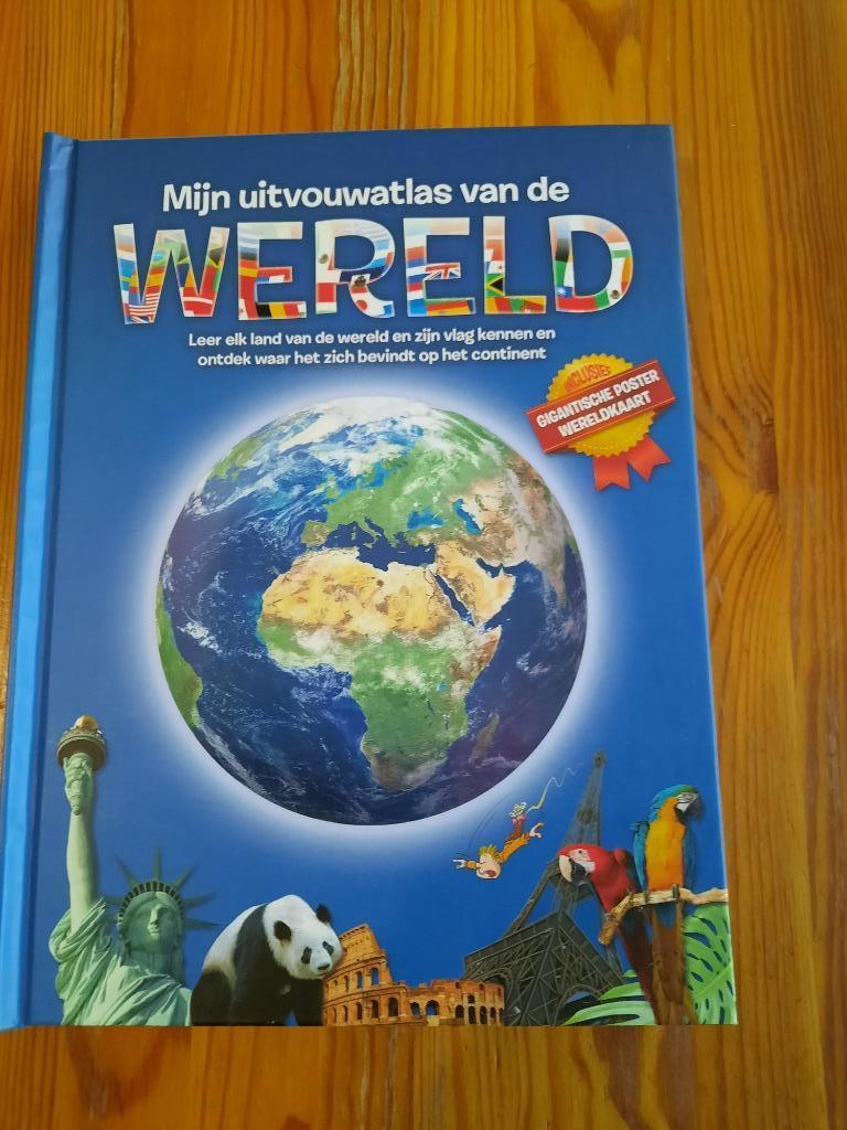 Mijn uitvouwatlas van de wereld, Boeken, Overige atlassen, Wereld, Ophalen, Gelezen