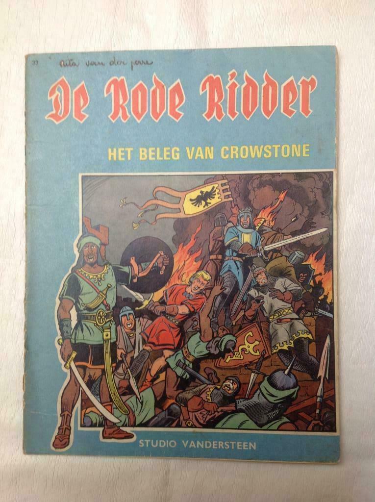 De Rode Ridder - 33.Het Beleg v/Crowstone - sc-1e druk-1967, Boeken, Gelezen, Eén stripboek, Ophalen of Verzenden, Studio Vandersteen