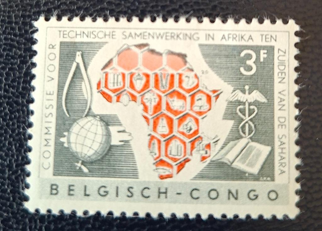 Timbre OBP 366** du Congo belge, Timbres & Monnaies, Timbres | Europe | Belgique, Enlèvement ou Envoi, Non oblitéré, Neuf