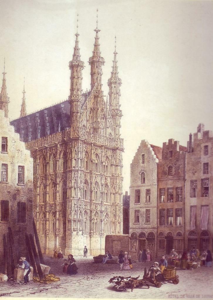 HET STADHUIS VAN LEUVEN Heirman Staes Oosterlynck, Enlèvement ou Envoi, Comme neuf, Style ou Courant