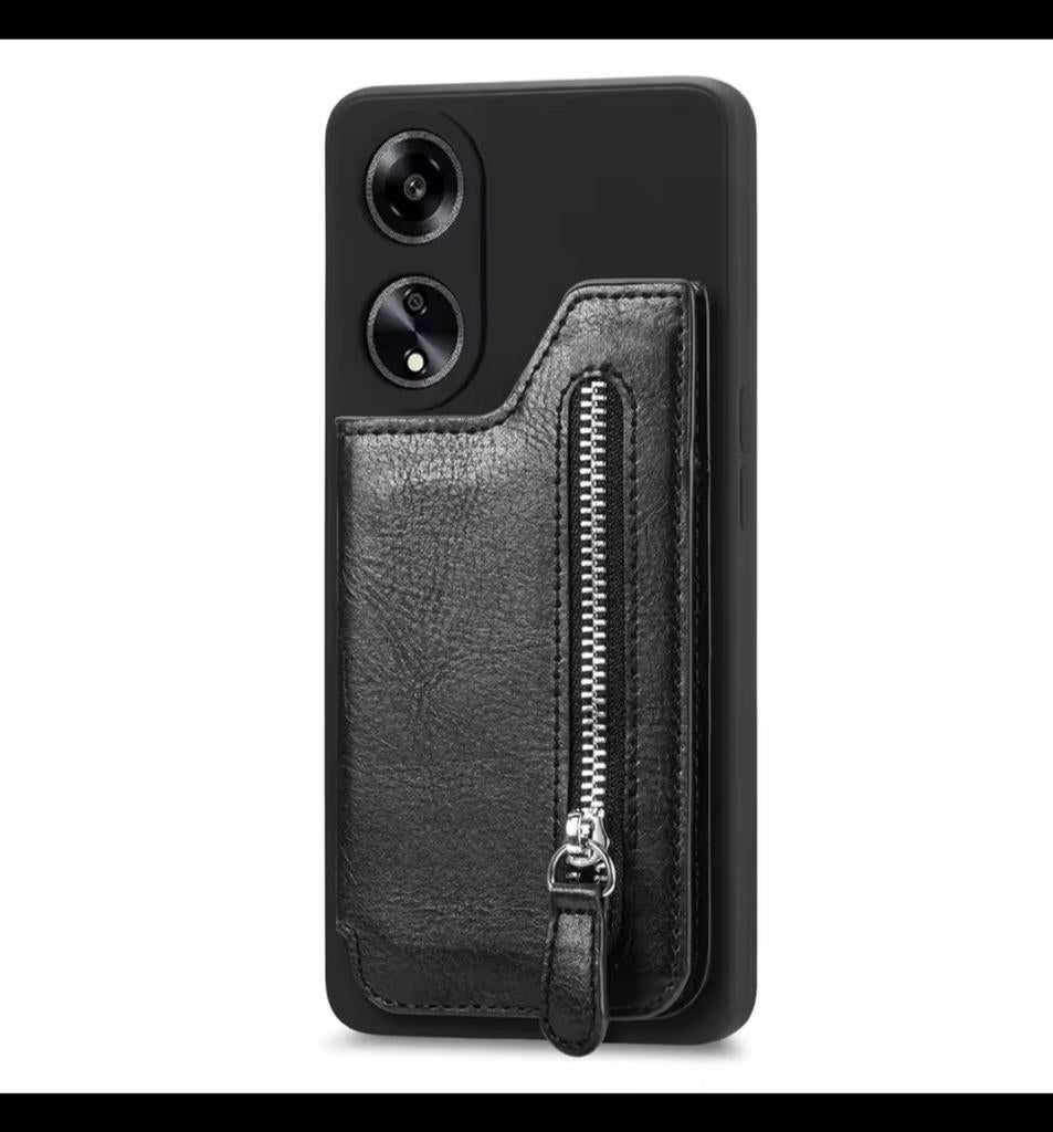 OPPO A18 - 3 ongebruikte hoesjes met kaarthouder, Telecommunicatie, Mobiele telefoons | Hoesjes en Screenprotectors | Apple iPhone