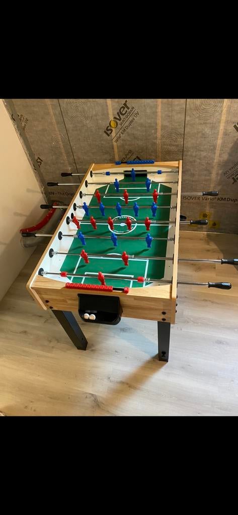 Voetbaltafel Garlando G-100 telescopische stangen, Ophalen, Zo goed als nieuw