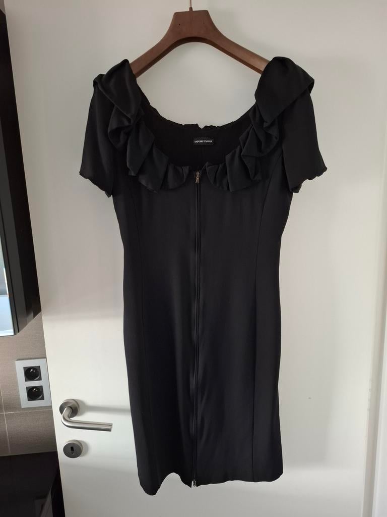 Kleedje Emporio Armani, Kleding | Dames, Zwart, Maat 42/44 (L), Emporio armani, Ophalen of Verzenden