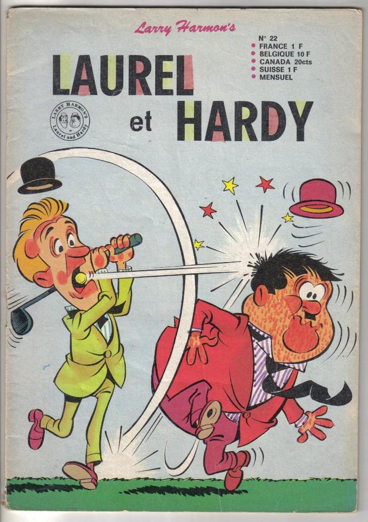 Stripboek "LAUREL en HARDY" nr. 22 Larry Harmon's, Ophalen of Verzenden, Zo goed als nieuw, Larry Hamon's