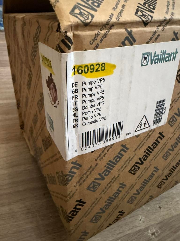 Pompe VP5 Vaillant, Enlèvement ou Envoi, Neuf, Chaudière CC ou Chaudière combinée