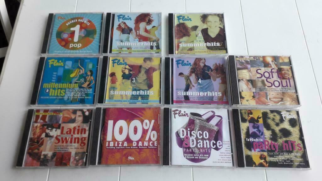 11 CD de collection Flair, Enlèvement ou Envoi, Utilisé, Pop