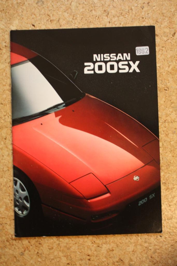 Nissan 200 SX 1992 brochure, Ophalen of Verzenden, Zo goed als nieuw, Folder