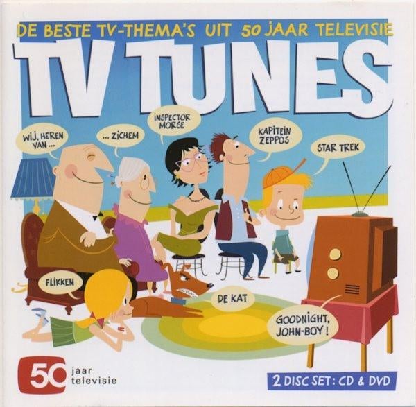 TV Tunes (50 jaar Televisie) - Various (CD + DVD), Cd's en Dvd's, Ophalen of Verzenden, Zo goed als nieuw
