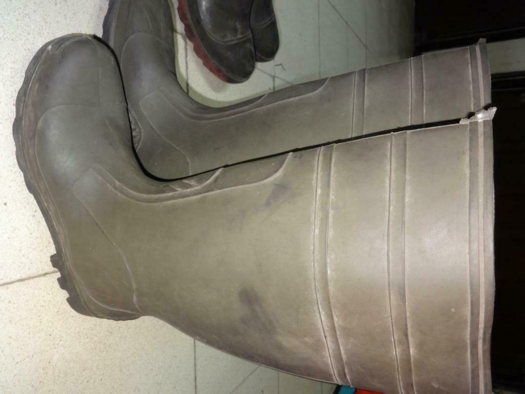 Laarzen bruingroen maat 42, Vêtements | Hommes, Chaussures, Enlèvement, Comme neuf, Bottes de pluie