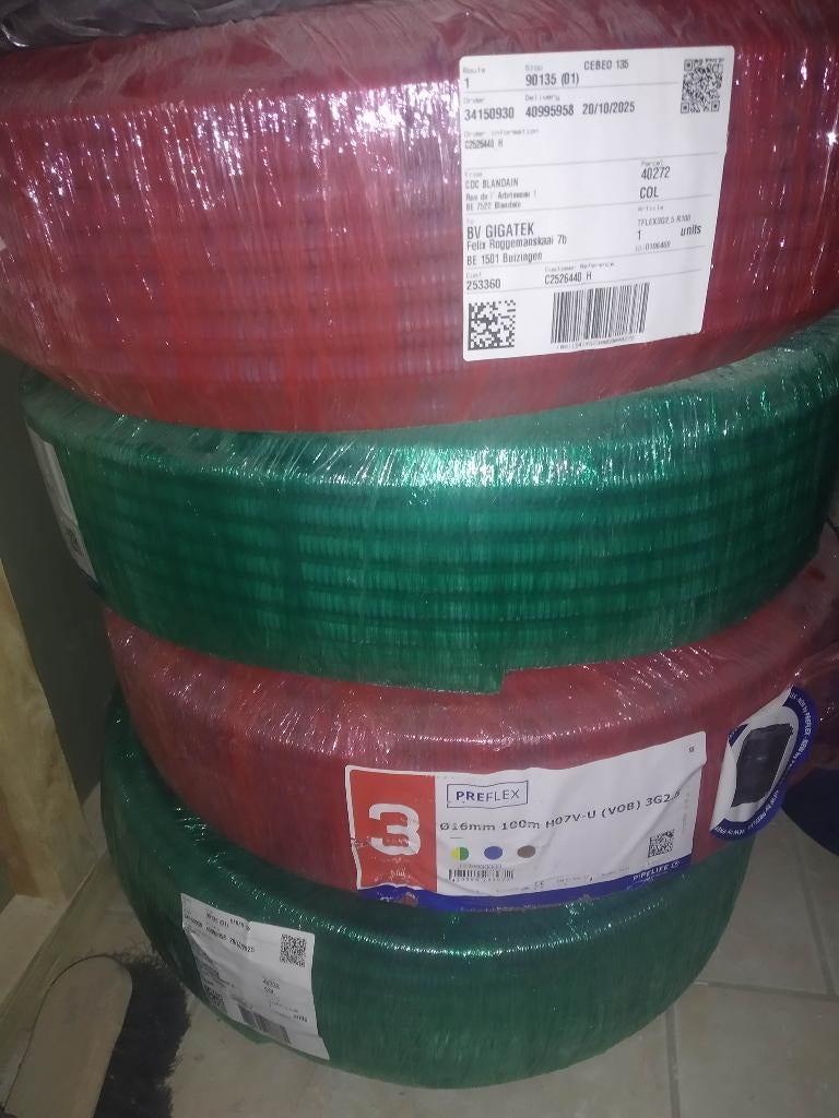 Cable pré filé vob eca, Enlèvement, Neuf, Câble ou Fil électrique