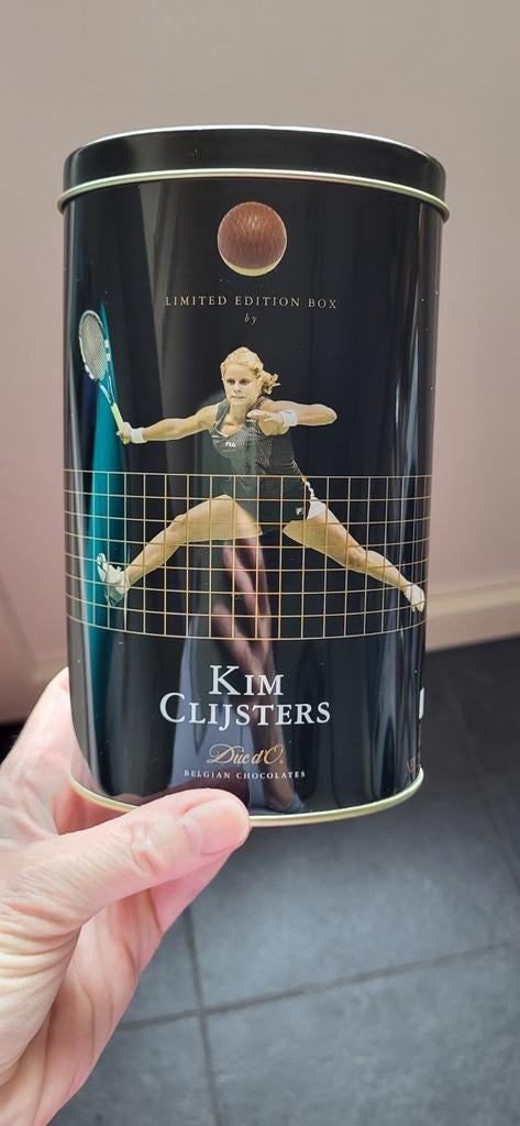 Blikken doos Kim Clijsters, Verzamelen, Ophalen of Verzenden, Zo goed als nieuw